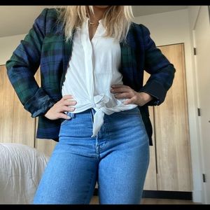 Jcrew plaid blazer